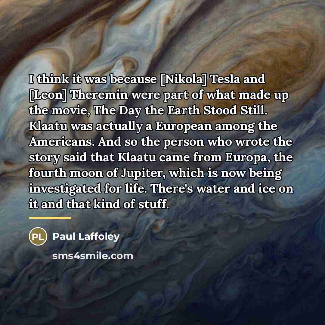 “I think it was because [Nikola] Tesla and [Leon] Theremin…” quote by Paul Laffoley