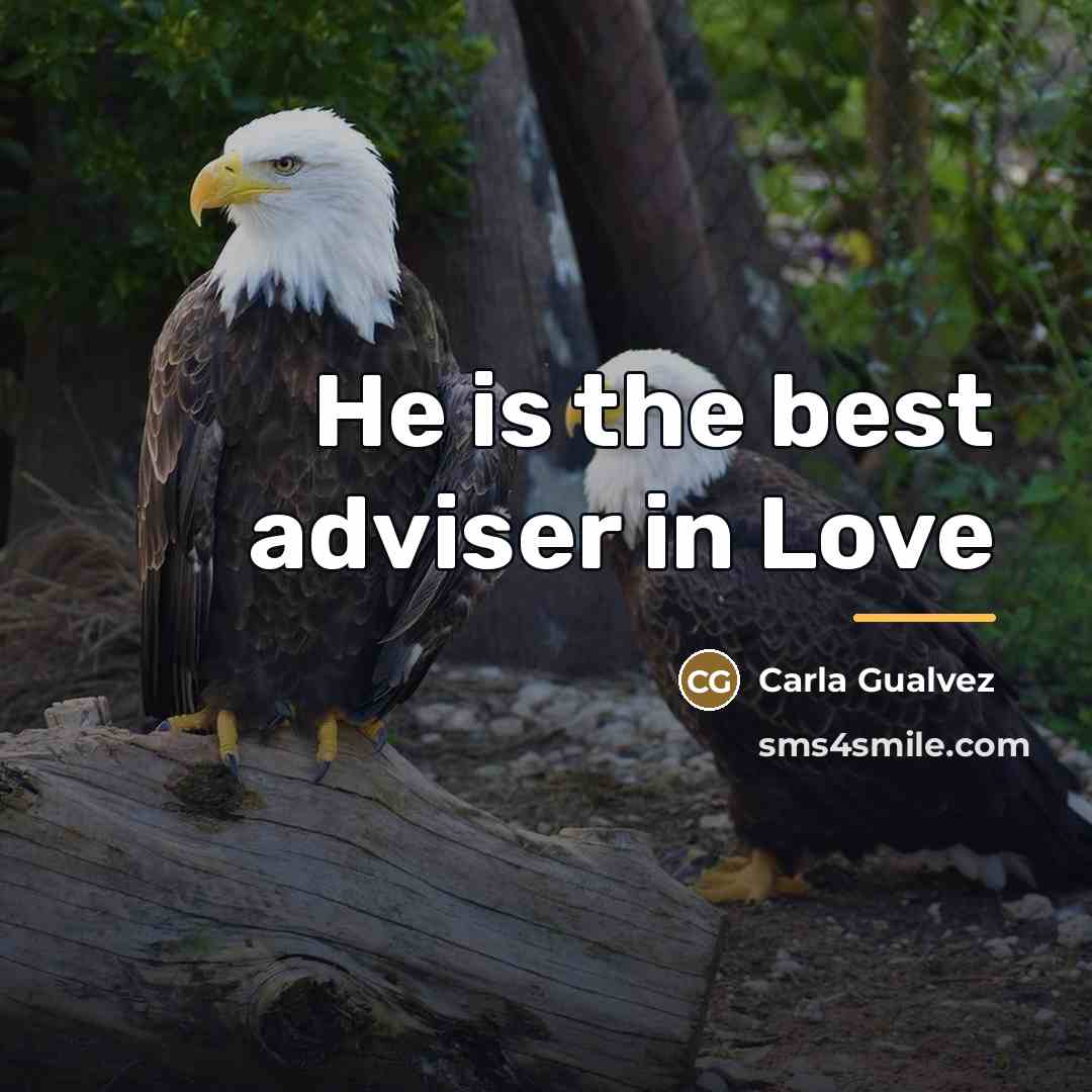 “He is the best adviser in Love…” quote by Carla Gualvez