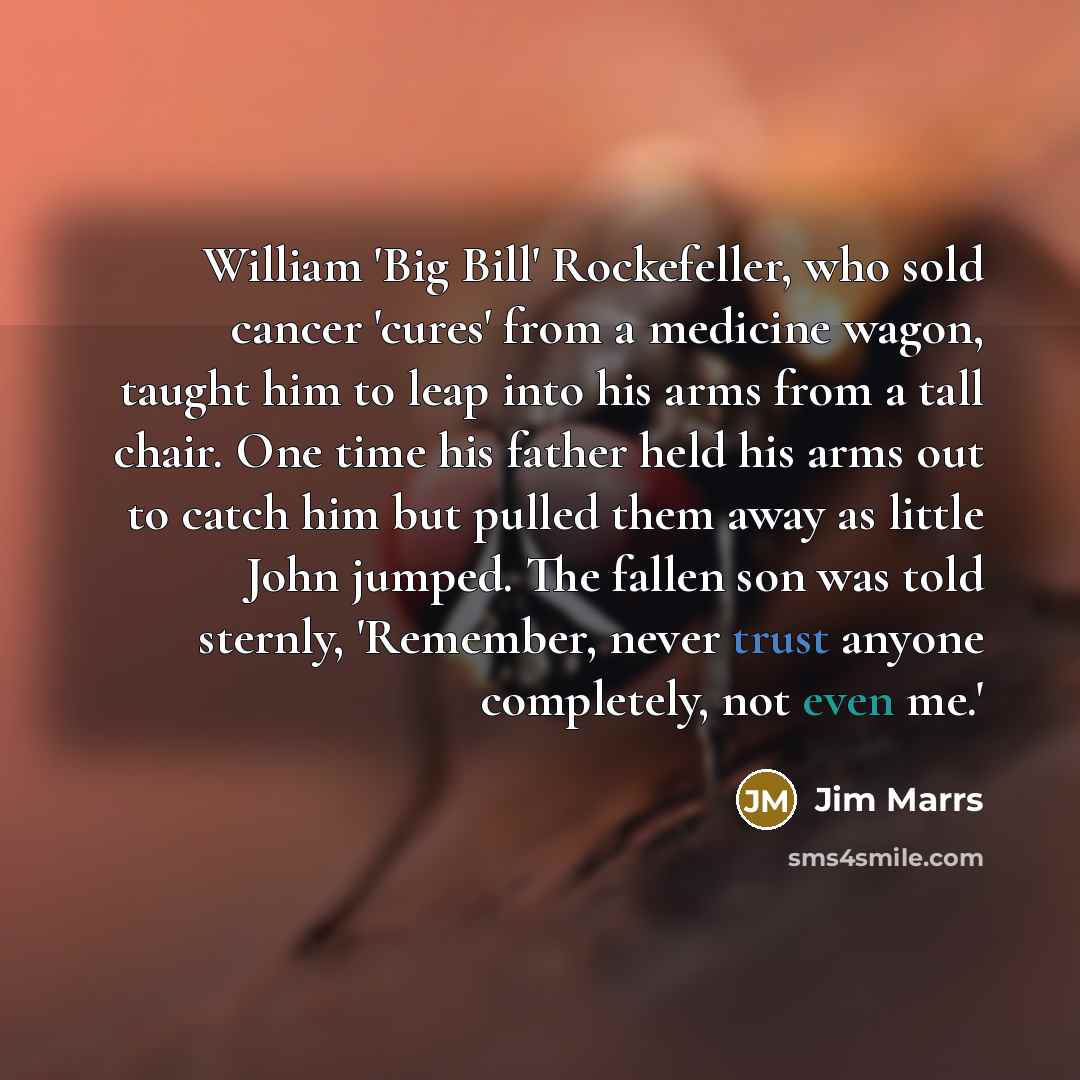 “William 'Big Bill' Rockefeller, who sold cancer 'cures' from a…” quote by Jim Marrs