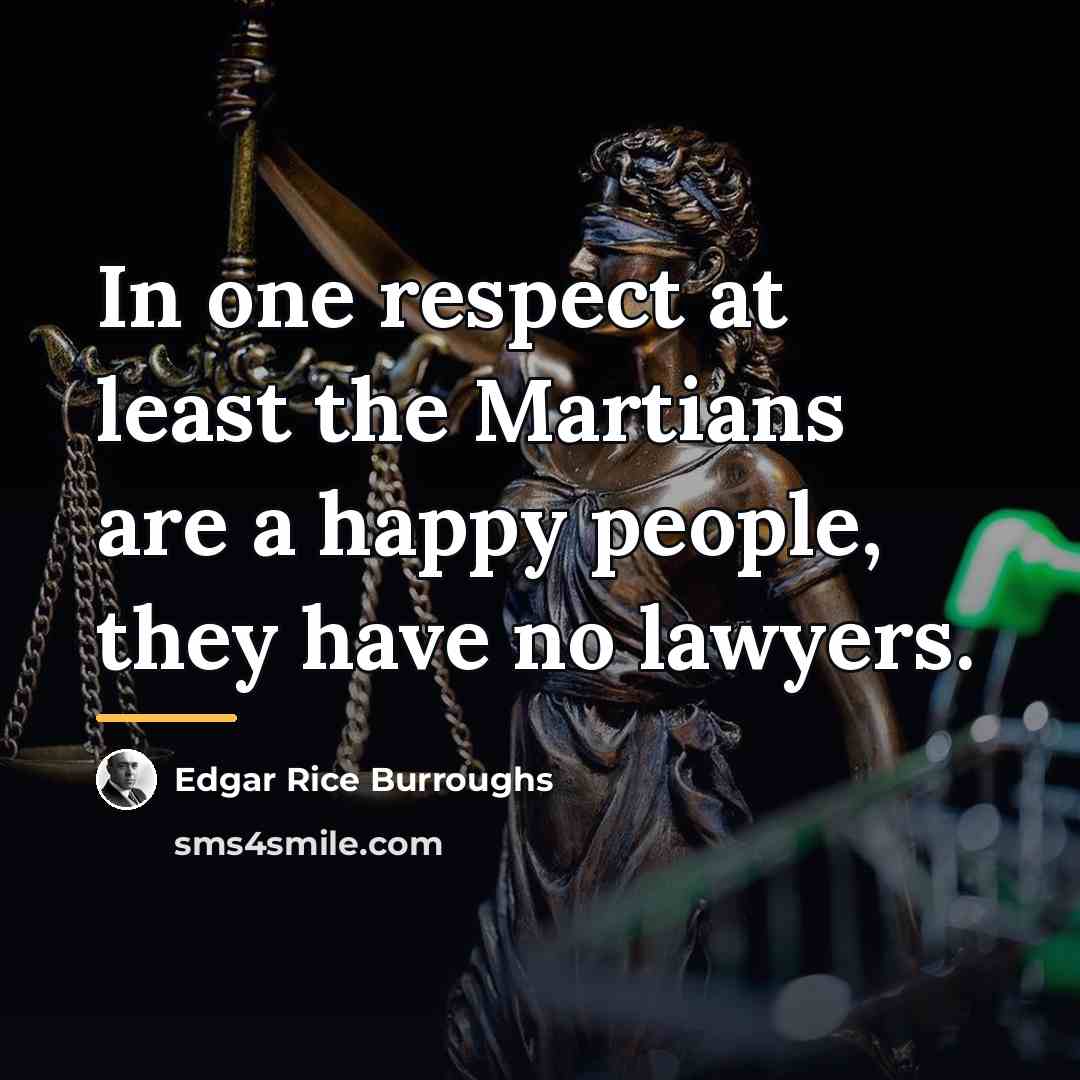 “In one respect at least the Martians are a happy…” quote by Edgar Rice Burroughs