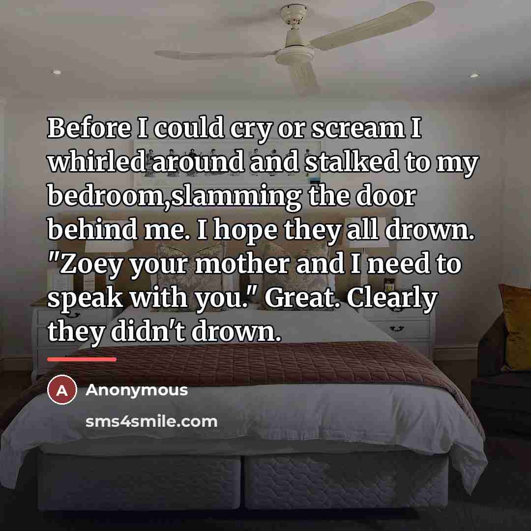 “Before I could cry or scream I whirled around and…” quote by Anonymous