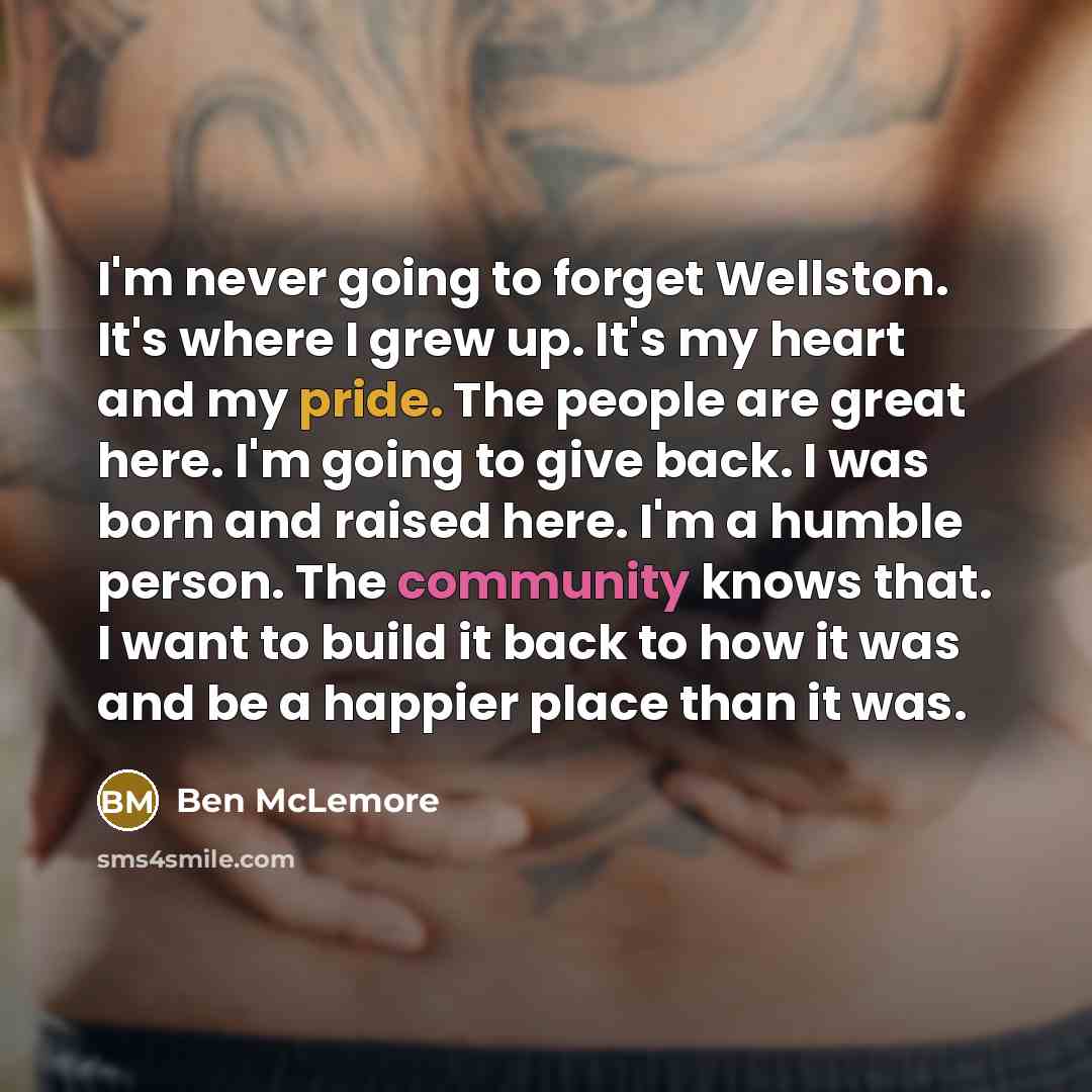 “I'm never going to forget Wellston. It's where I grew…” quote by Ben McLemore