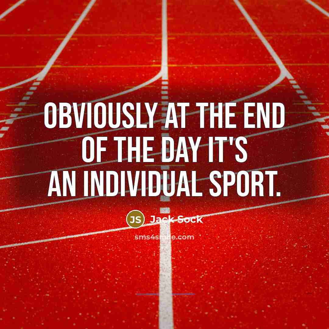 “Obviously at the end of the day it's an individual…” quote by Jack Sock