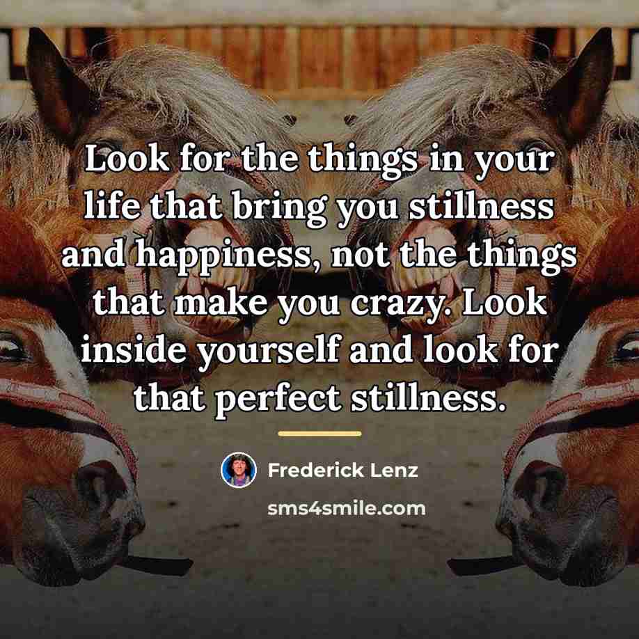 “Look for the things in your life that bring you…” quote by Frederick Lenz