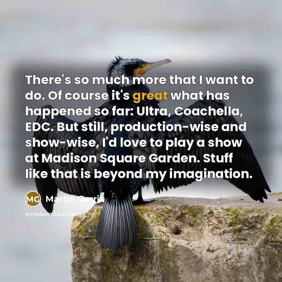 “There's so much more that I want to do. Of…” quote by Martin Garrix