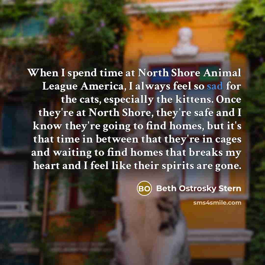 “When I spend time at North Shore Animal League America,…” quote by Beth Ostrosky Stern