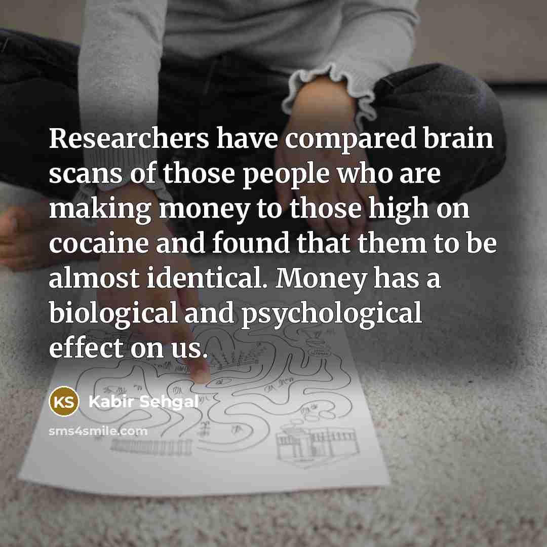 “Researchers have compared brain scans of those people who are…” quote by Kabir Sehgal