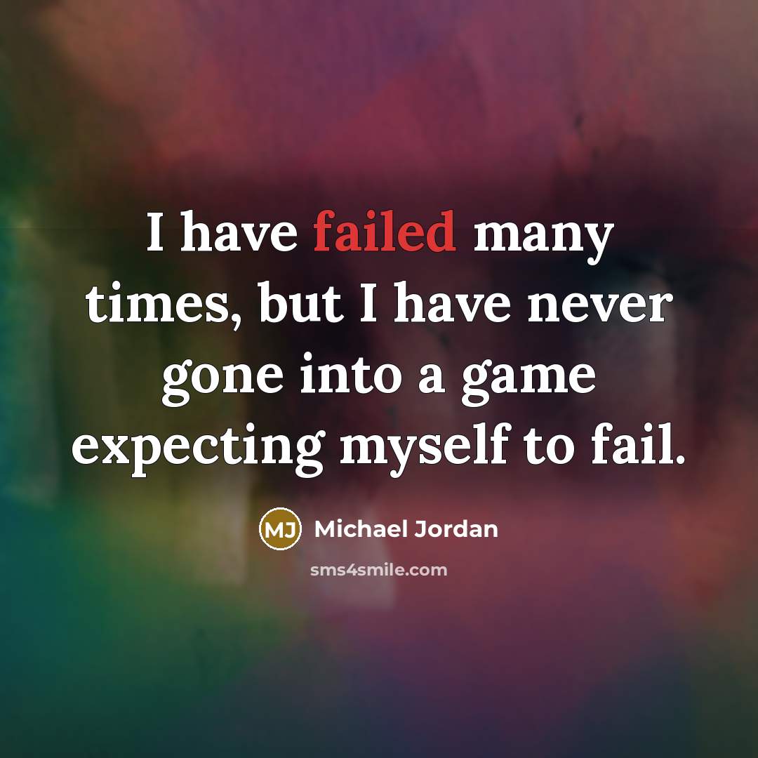 “I have failed many times, but I have never gone…” quote by Michael Jordan