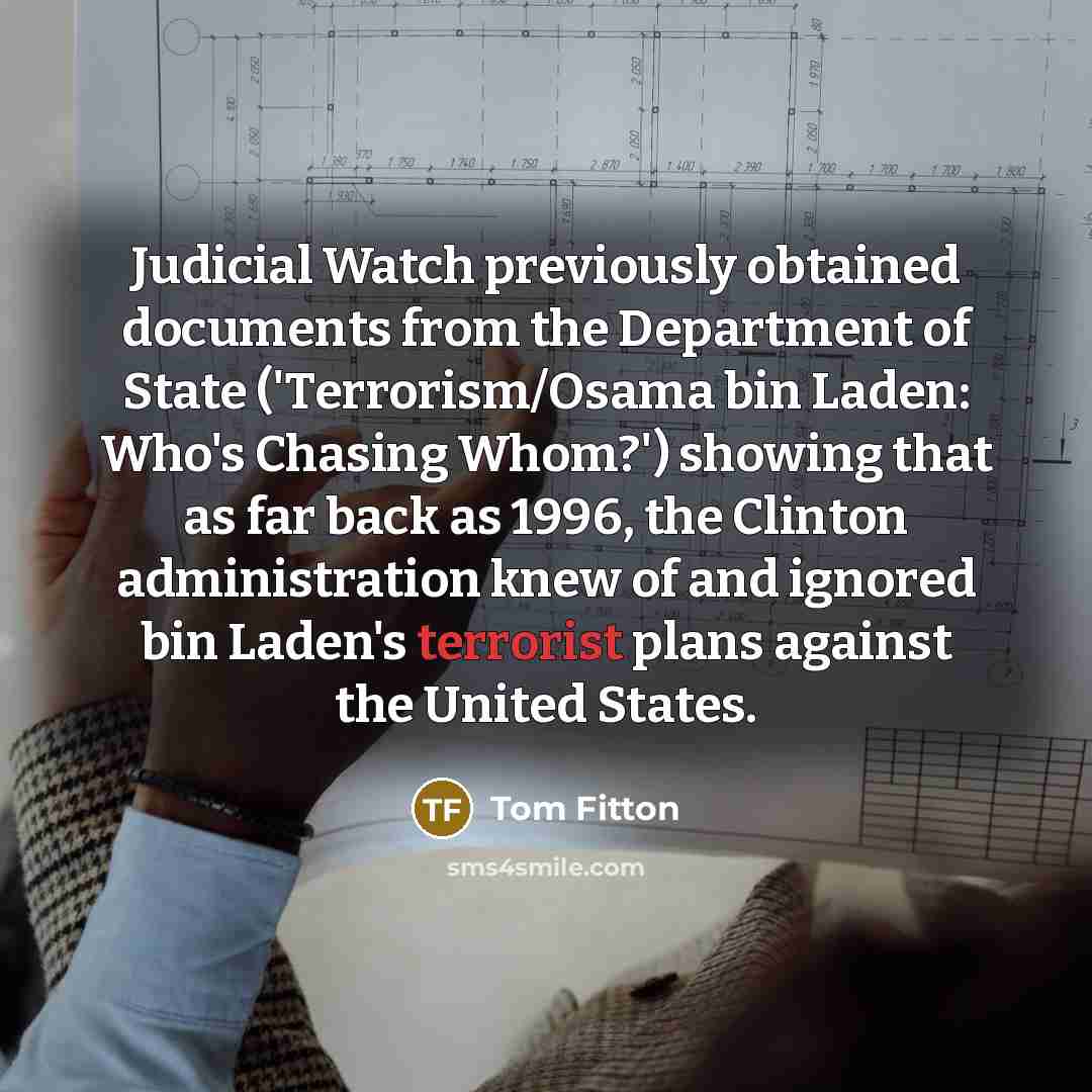 “Judicial Watch previously obtained documents from the Department of State…” quote by Tom Fitton