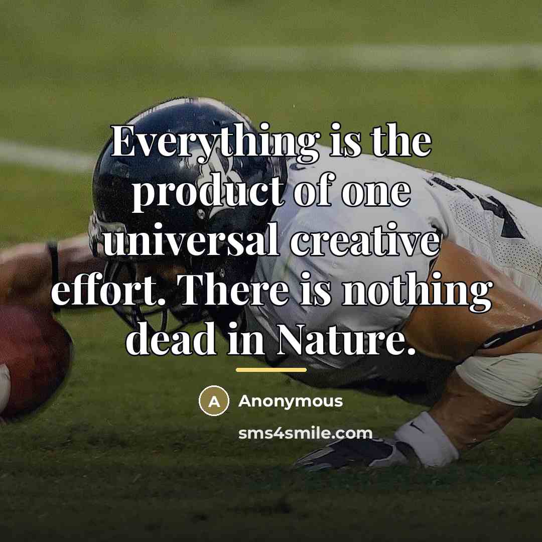 “Everything is the product of one universal creative effort. There…” quote by Anonymous