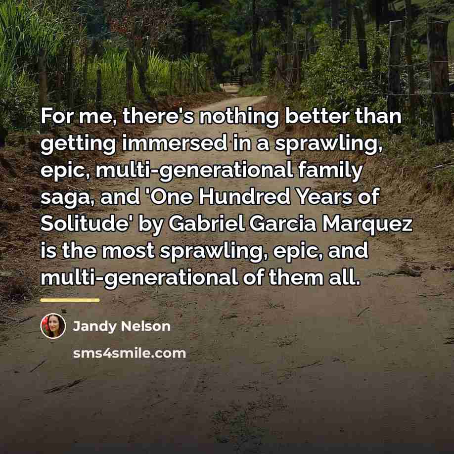 “For me, there's nothing better than getting immersed in a…” quote by Jandy Nelson