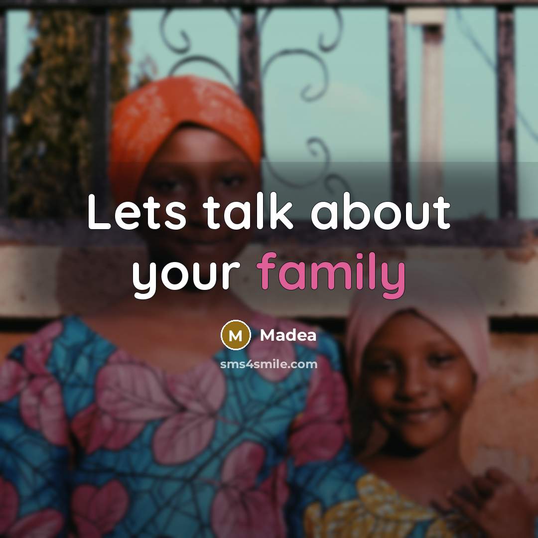 “Lets talk about your family…” quote by Madea