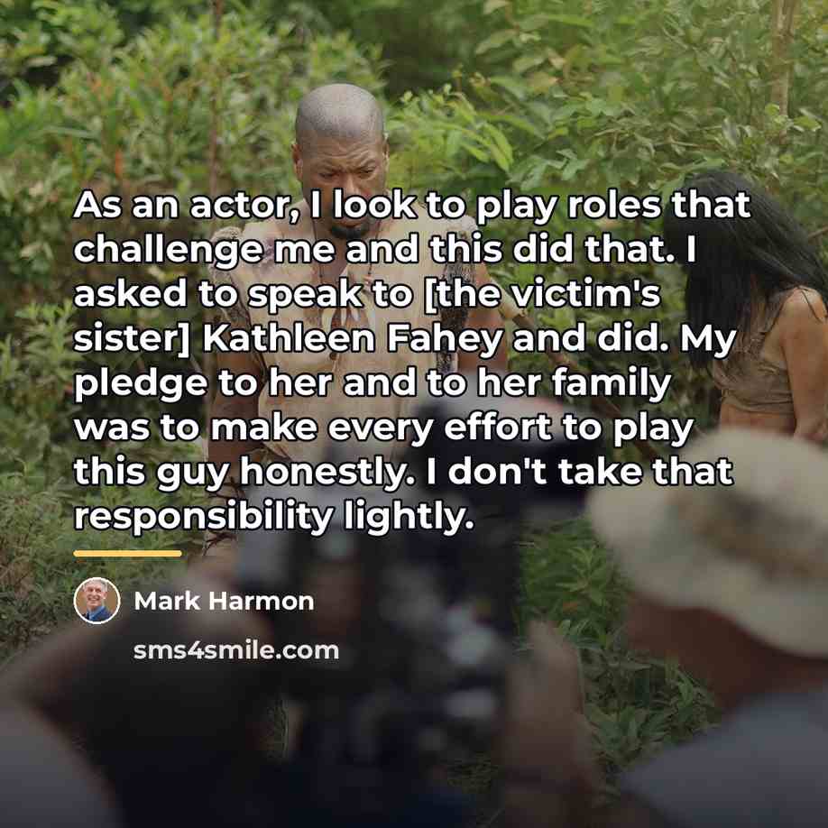 “As an actor, I look to play roles that challenge…” quote by Mark Harmon