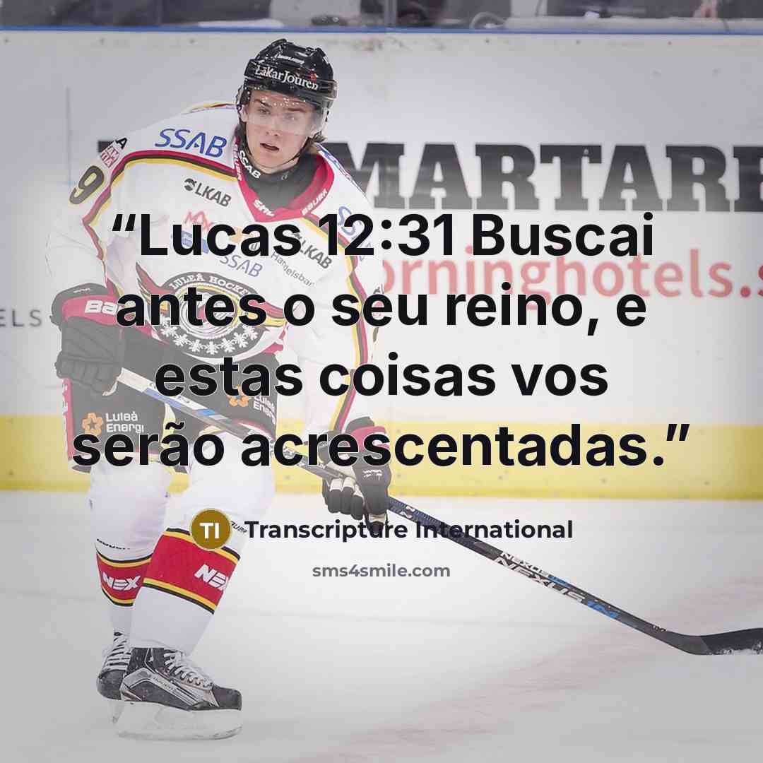 “Lucas 12:31 Buscai antes o seu reino, e estas coisas vos serão acrescentadas.” quote by Transcripture International