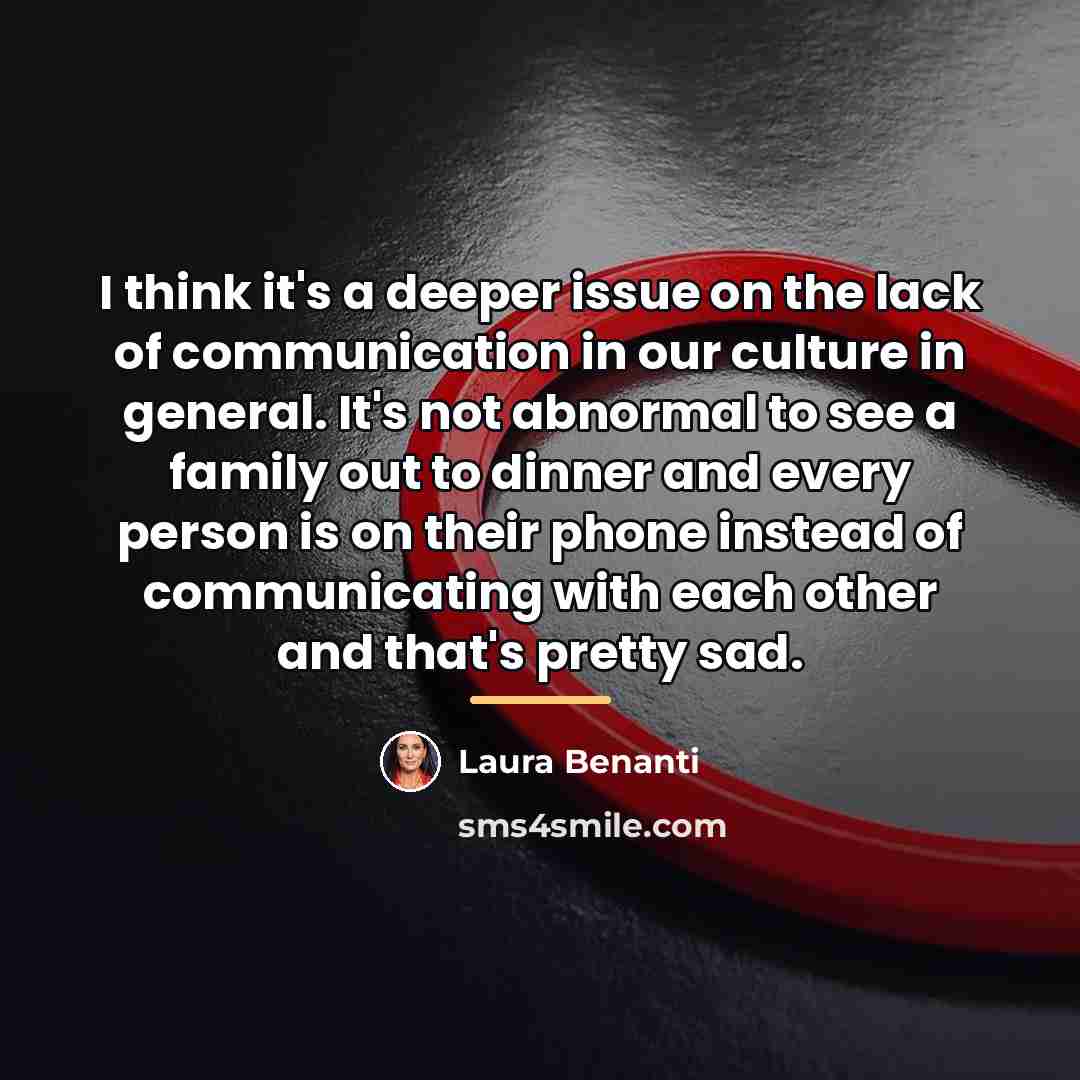 “I think it's a deeper issue on the lack of…” quote by Laura Benanti