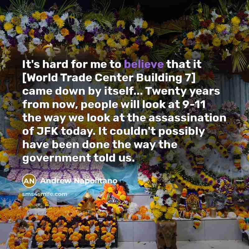 “It's hard for me to believe that it [World Trade…” quote by Andrew Napolitano