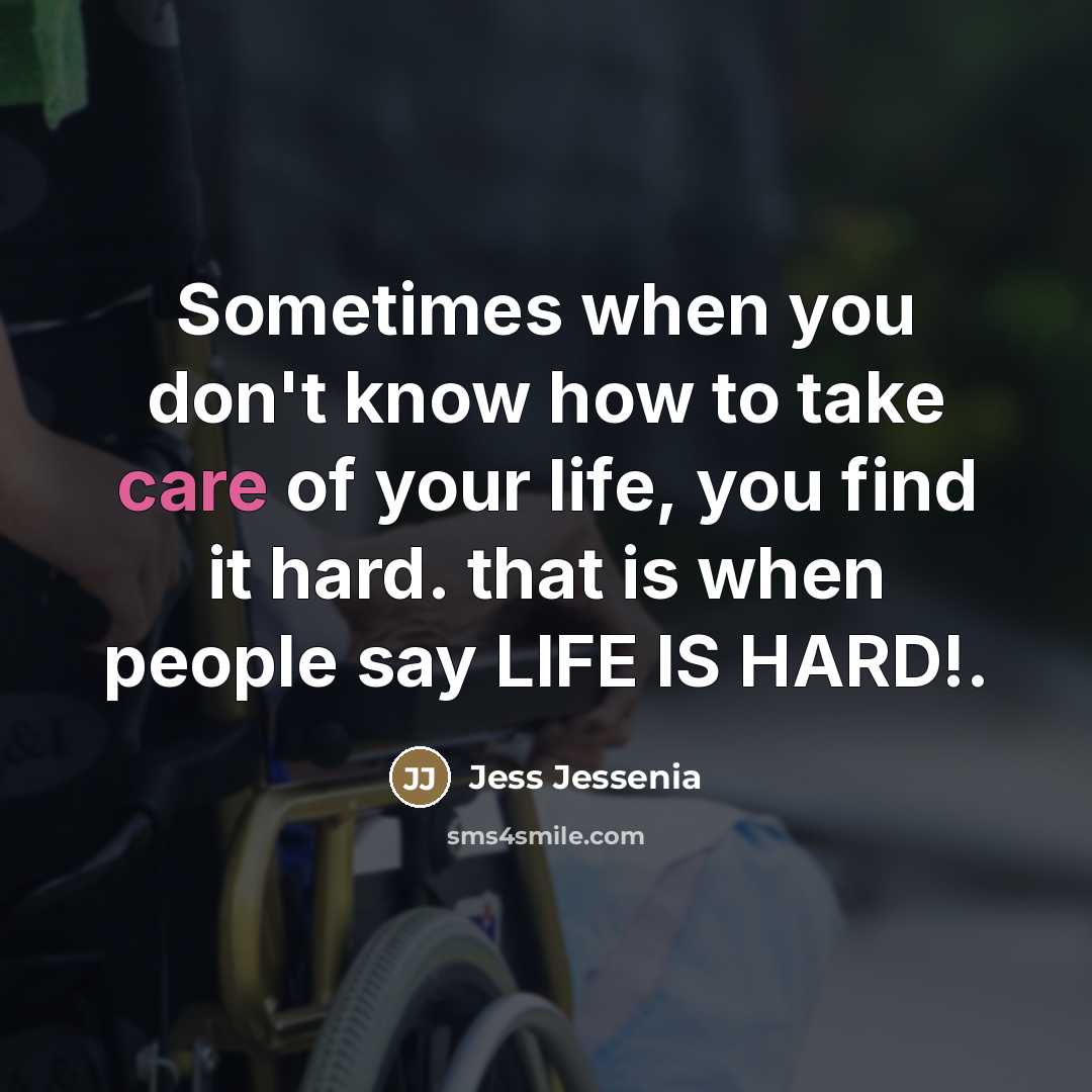 “Sometimes when you don't know how to take care of…” quote by Jess Jessenia