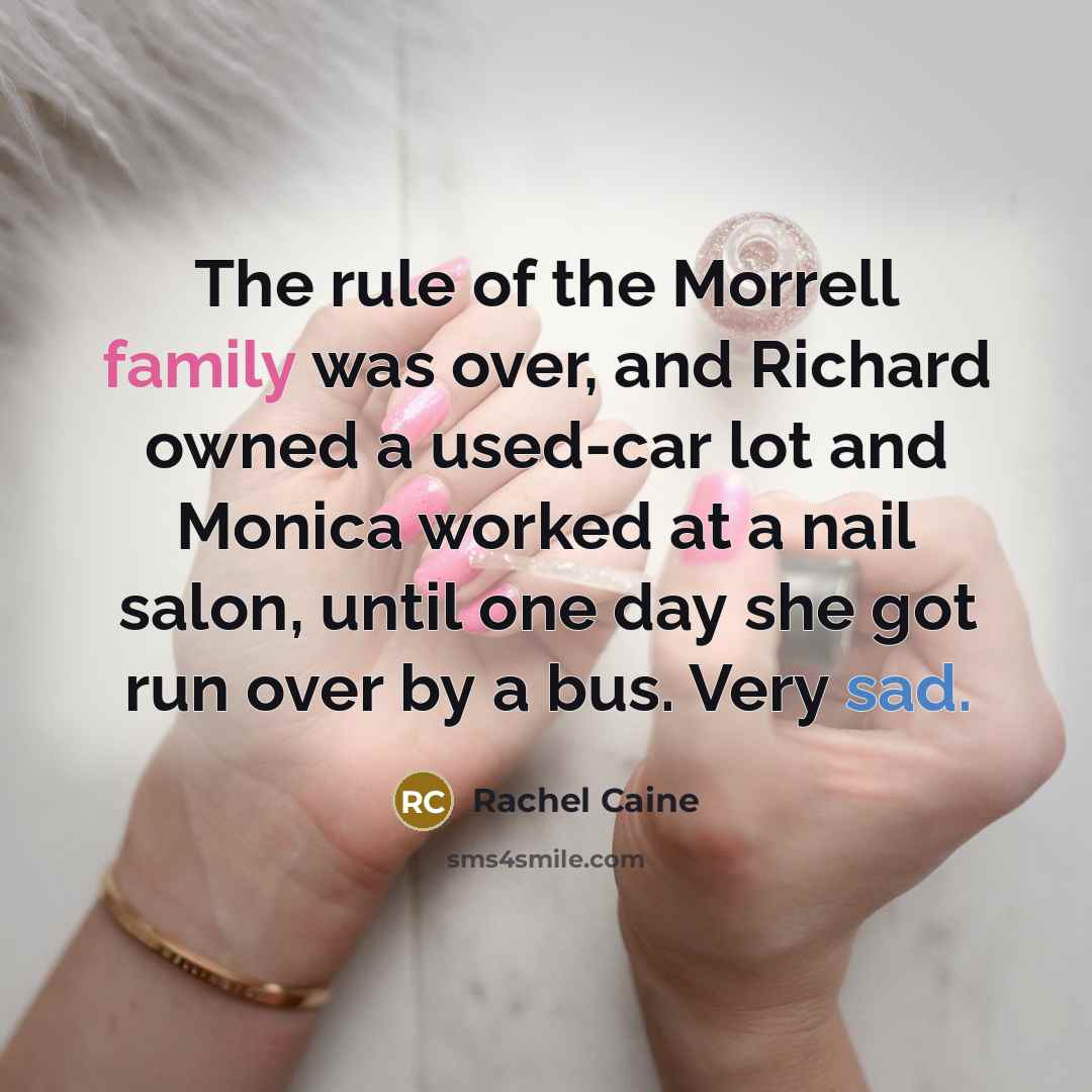 “The rule of the Morrell family was over, and Richard…” quote by Rachel Caine