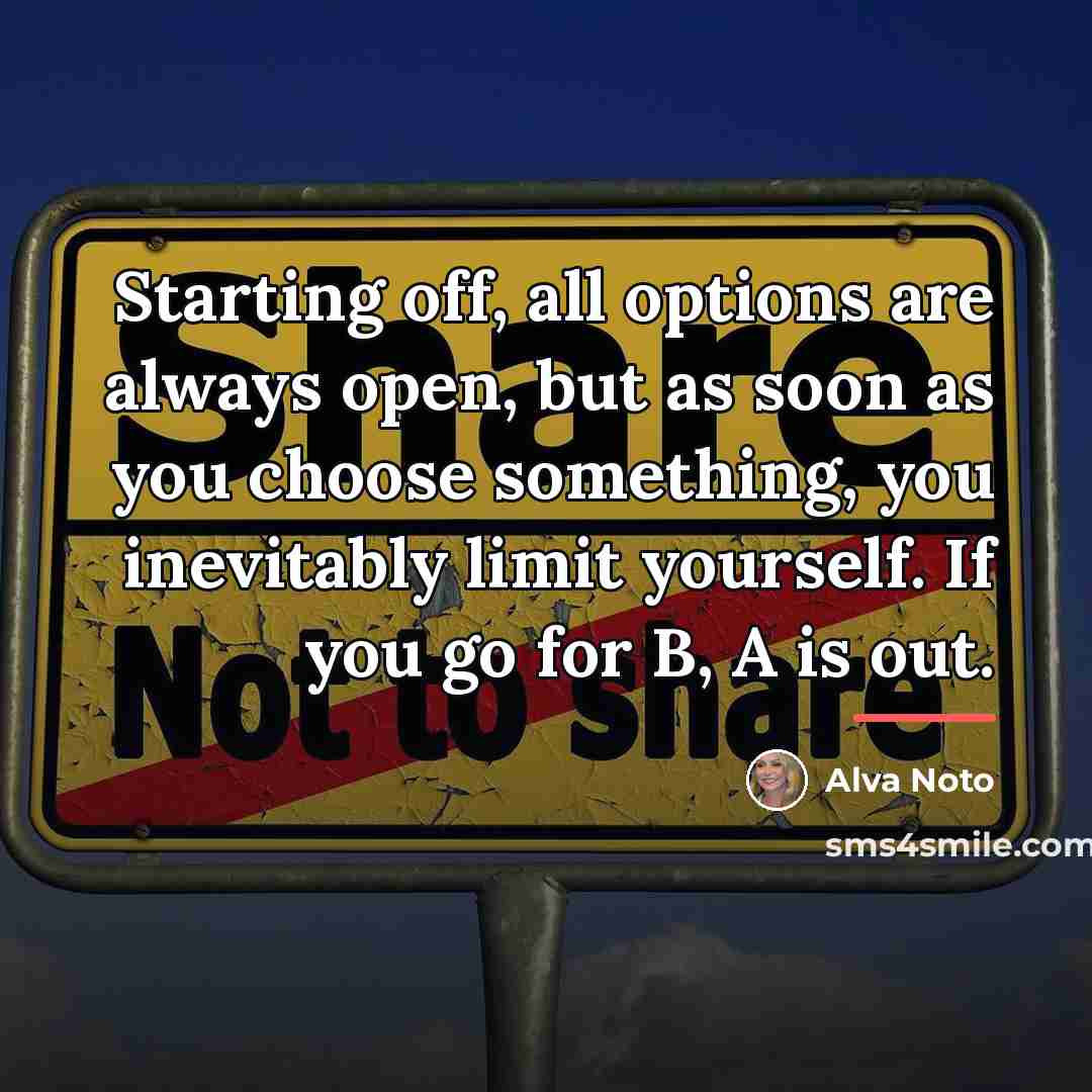 “Starting off, all options are always open, but as soon…” quote by Alva Noto