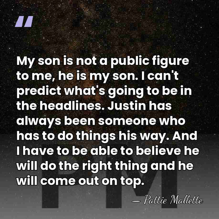 My son is not a public figure to me, he is my&hellip; - Pattie Mallette