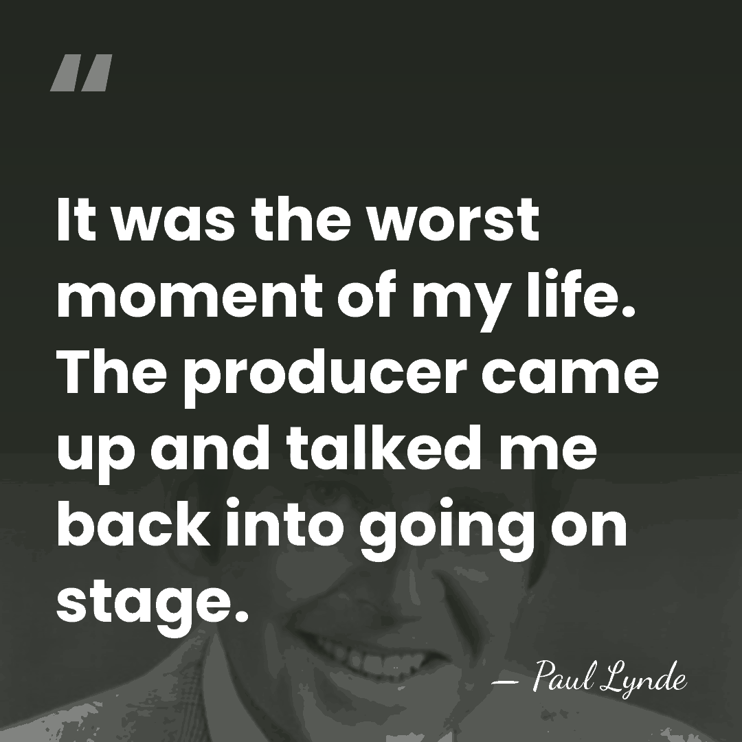 It was the worst moment of my life. The producer came up&hellip; - Paul Lynde