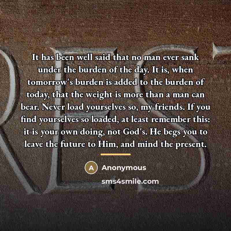 “It has been well said that no man ever sank…” quote by Anonymous