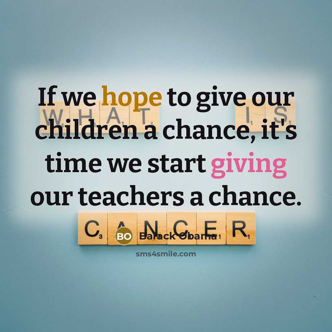 “If we hope to give our children a chance, it's…” quote by Barack Obama