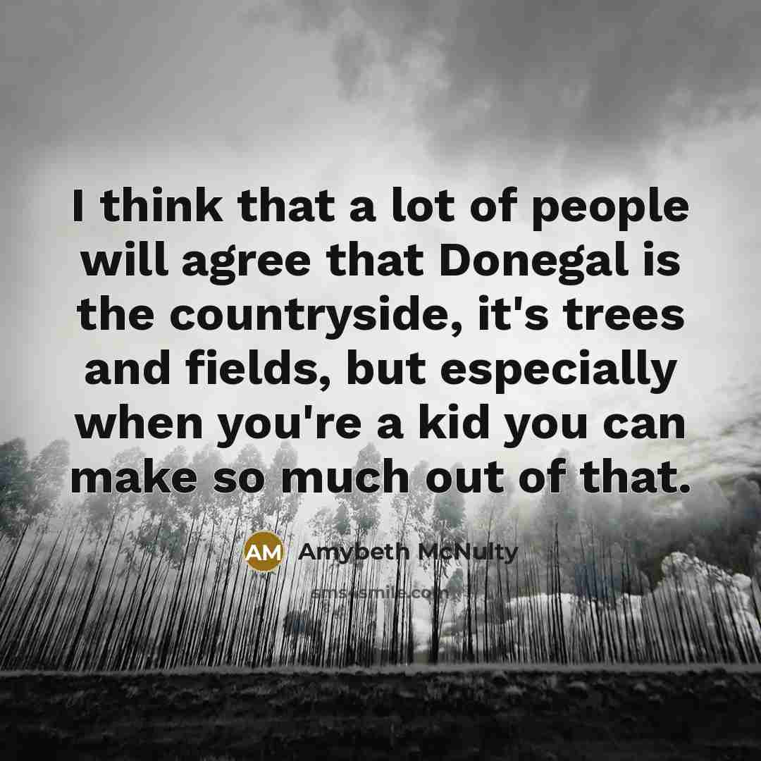 “I think that a lot of people will agree that…” quote by Amybeth McNulty