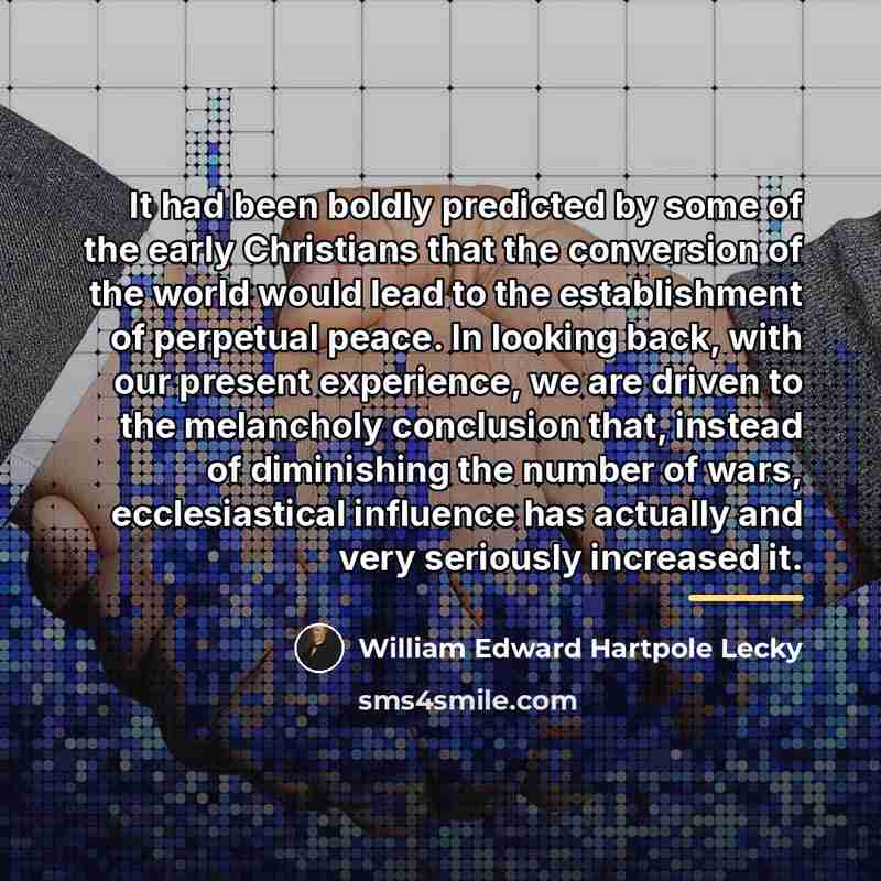 “It had been boldly predicted by some of the early…” quote by William Edward Hartpole Lecky
