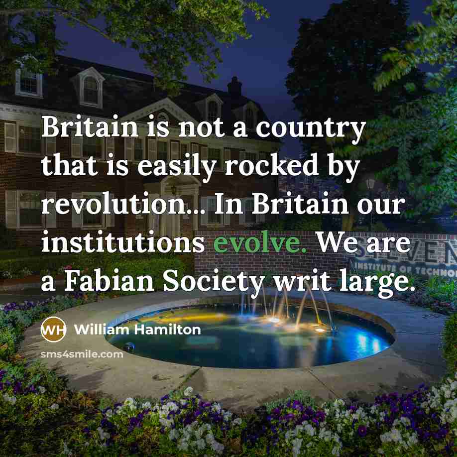 “Britain is not a country that is easily rocked by…” quote by William Hamilton