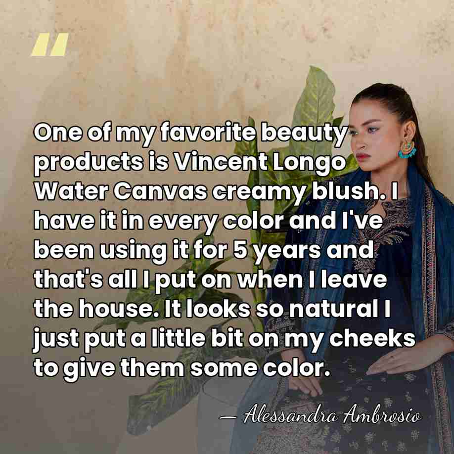 One of my favorite beauty products is Vincent Longo Water Canvas creamy&hellip; - Alessandra Ambrosio
