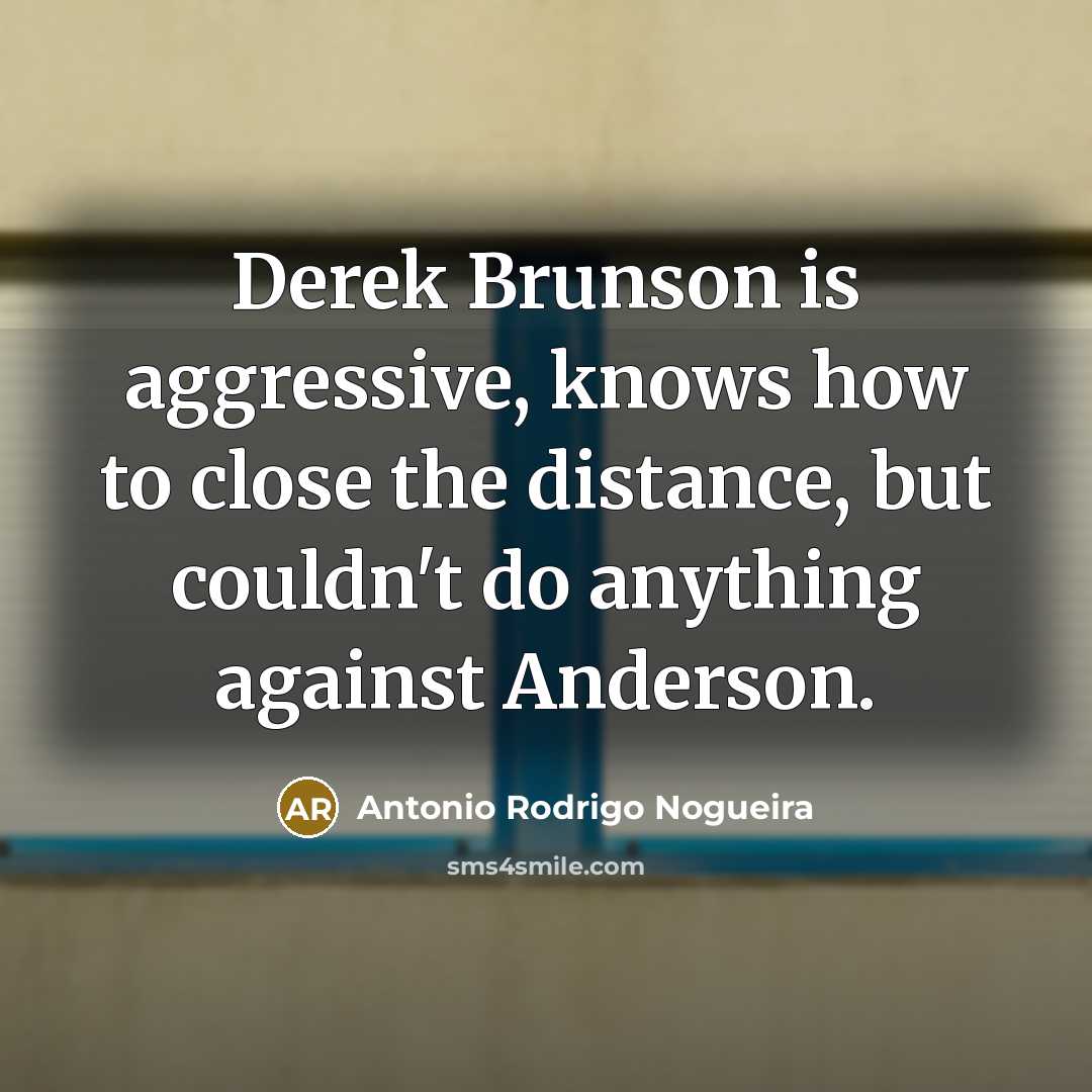 “Derek Brunson is aggressive, knows how to close the distance,…” quote by Antonio Rodrigo Nogueira