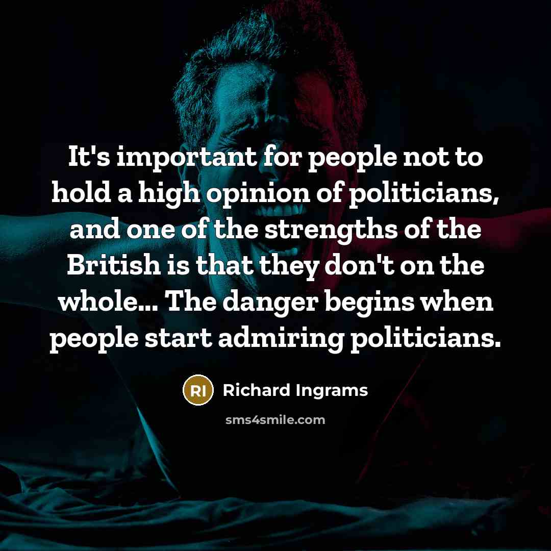 “It's important for people not to hold a high opinion…” quote by Richard Ingrams