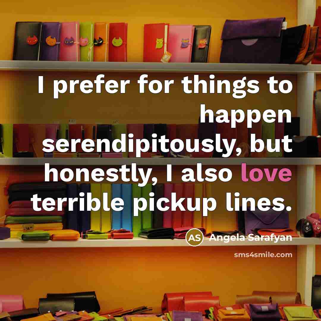 “I prefer for things to happen serendipitously, but honestly, I…” quote by Angela Sarafyan