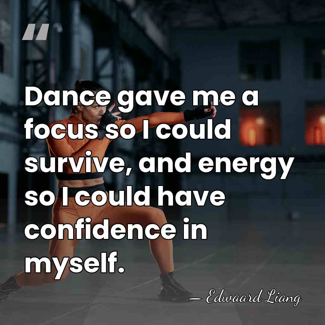Dance gave me a focus so I could survive, and energy so&hellip; - Edwaard Liang