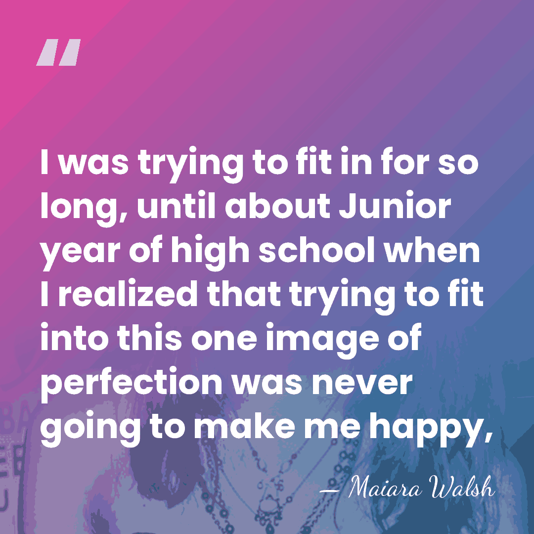 I was trying to fit in for so long, until about Junior&hellip; - Maiara Walsh
