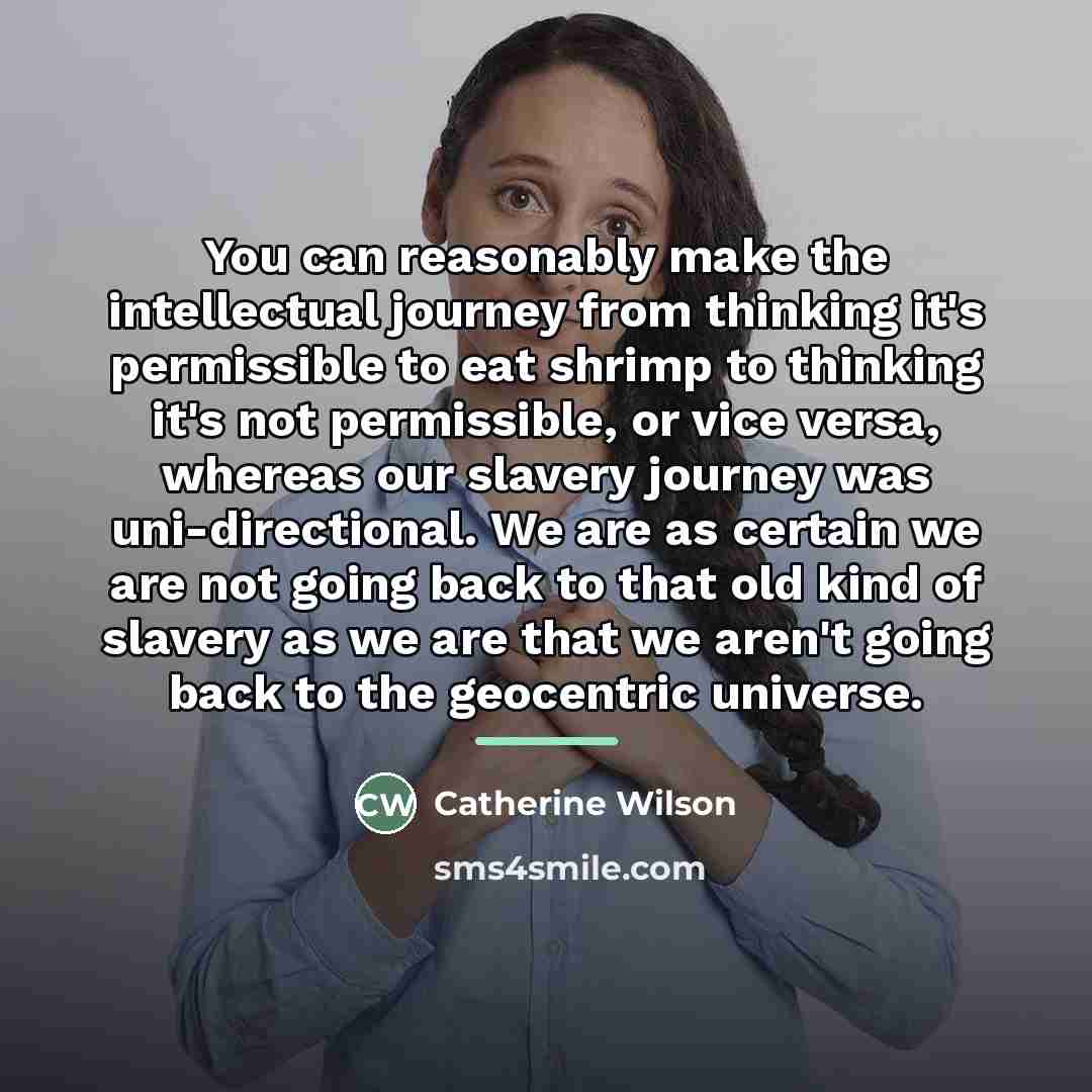 “You can reasonably make the intellectual journey from thinking it's…” quote by Catherine Wilson
