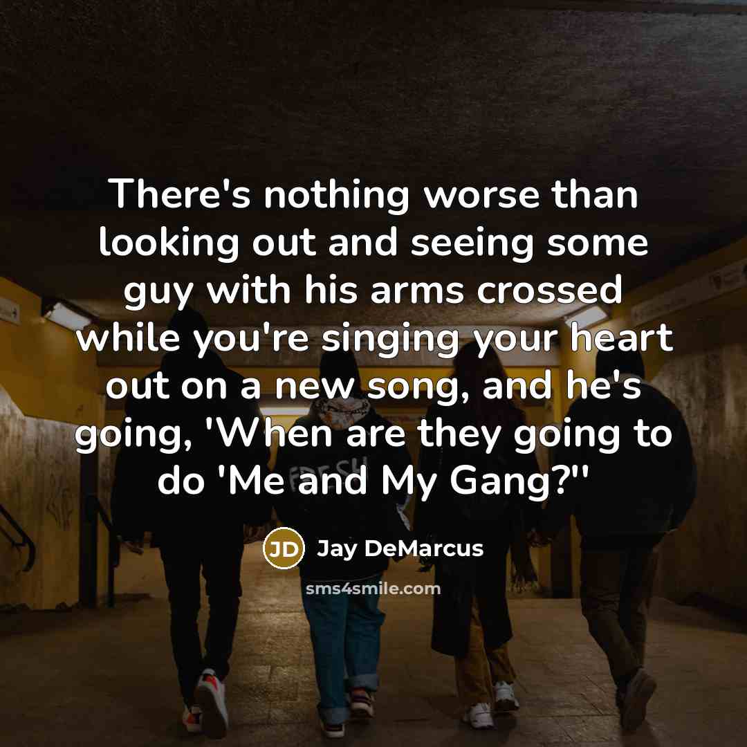 “There's nothing worse than looking out and seeing some guy…” quote by Jay DeMarcus