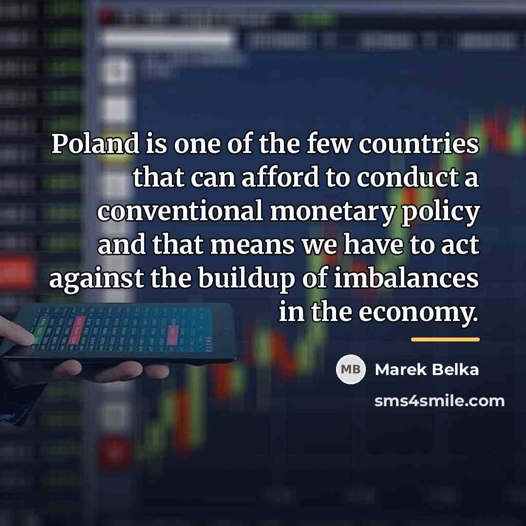 “Poland is one of the few countries that can afford…” quote by Marek Belka