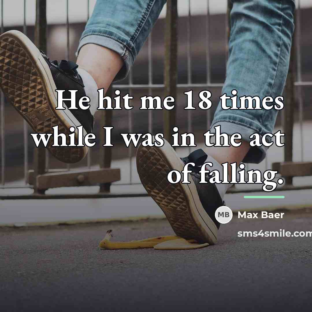 “He hit me 18 times while I was in the…” quote by Max Baer