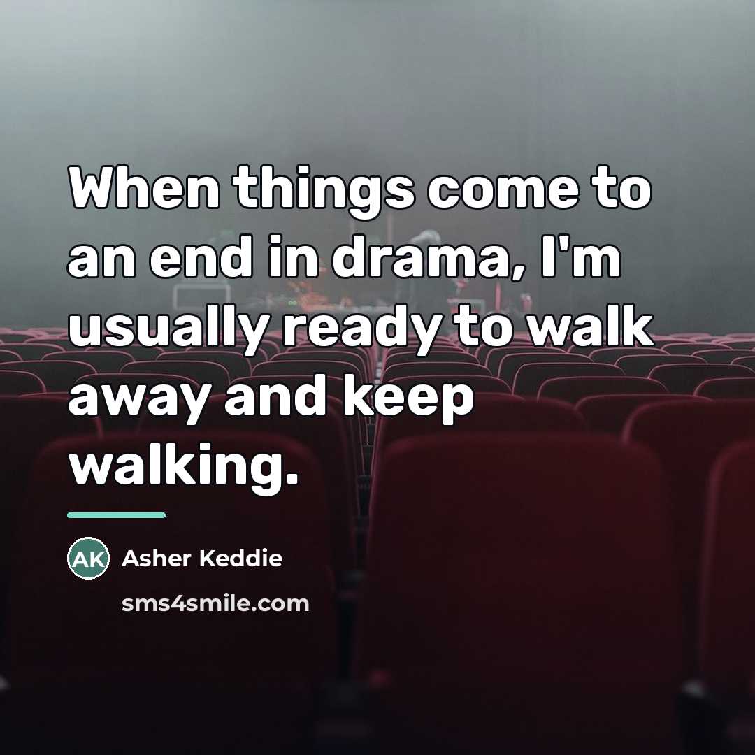 “When things come to an end in drama, I'm usually…” quote by Asher Keddie