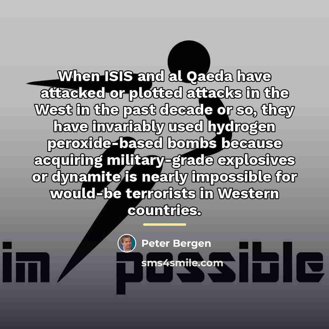 “When ISIS and al Qaeda have attacked or plotted attacks…” quote by Peter Bergen