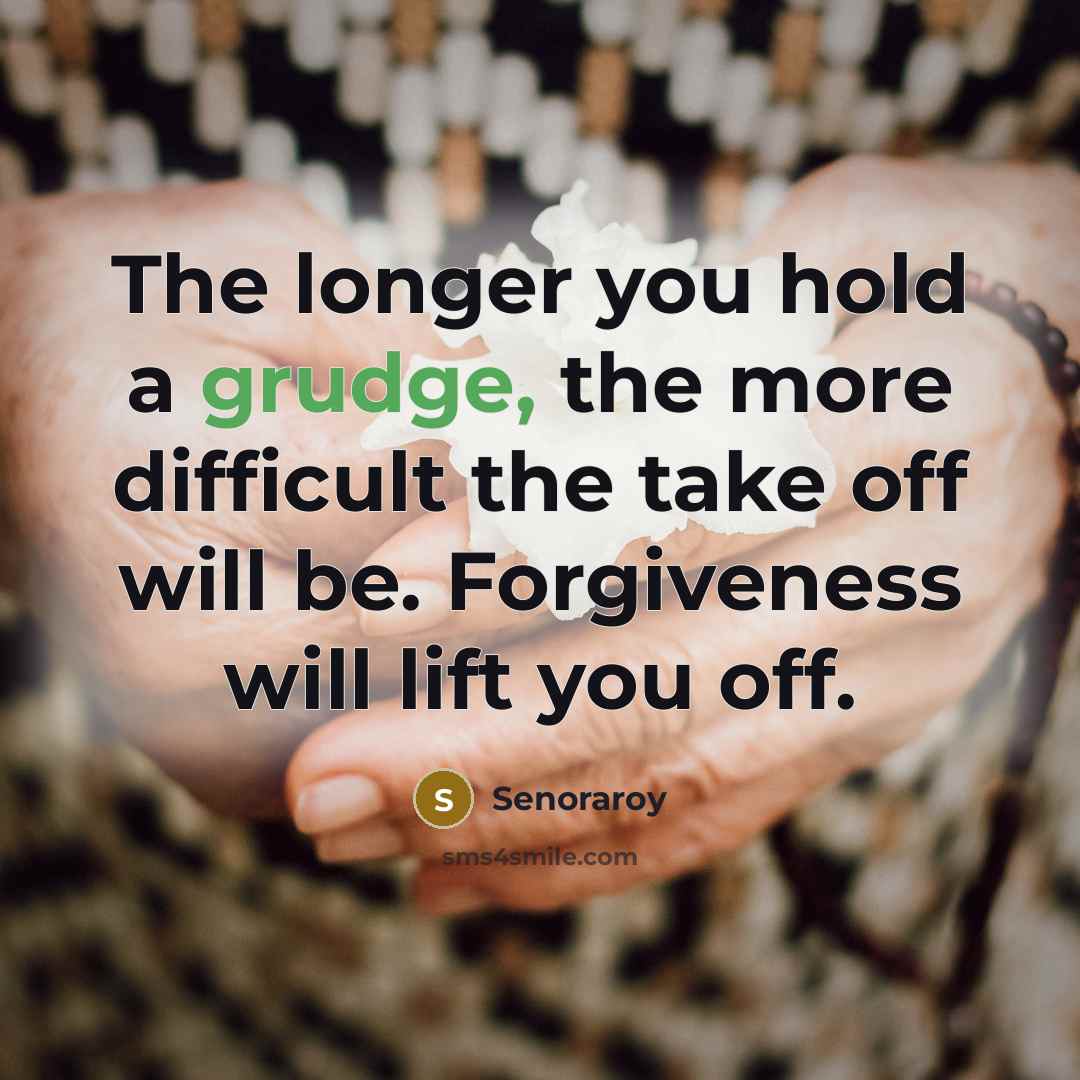“The longer you hold a grudge, the more difficult the…” quote by Senoraroy