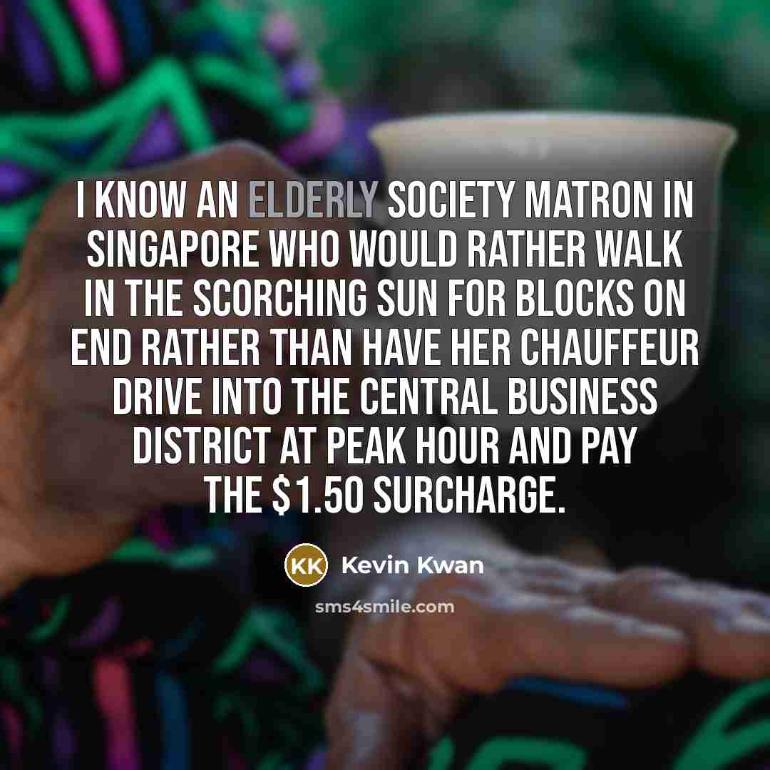 “I know an elderly society matron in Singapore who would…” quote by Kevin Kwan