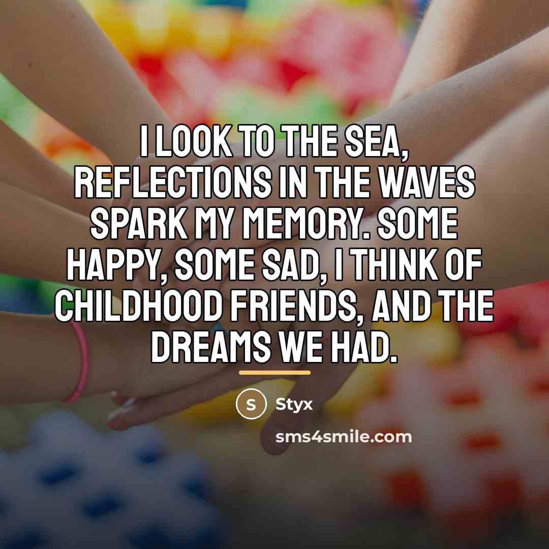 “I look to the sea, reflections in the waves spark…” quote by Styx