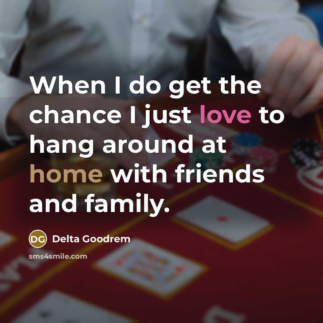 “When I do get the chance I just love to…” quote by Delta Goodrem