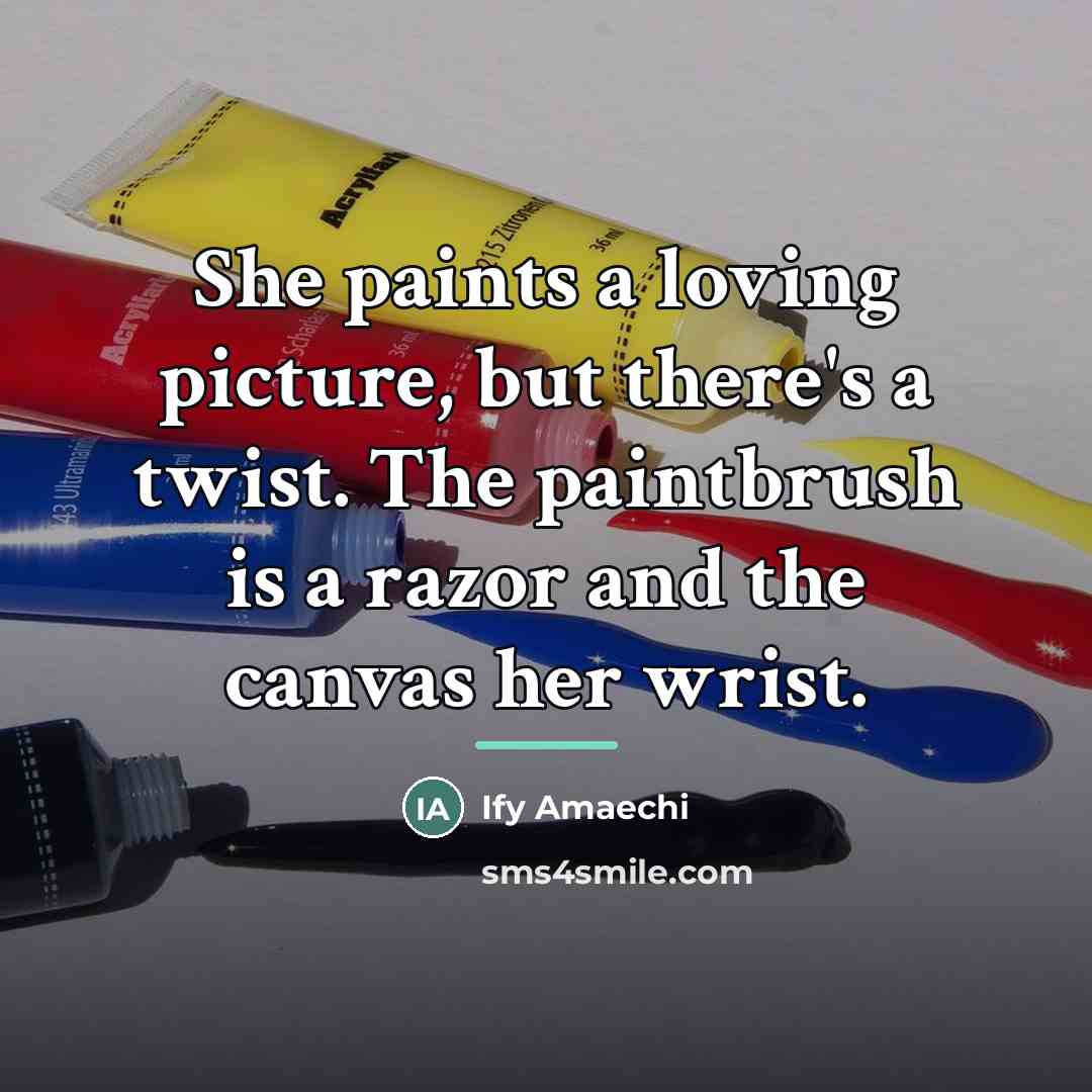 “She paints a loving picture, but there's a twist. The…” quote by Ify Amaechi