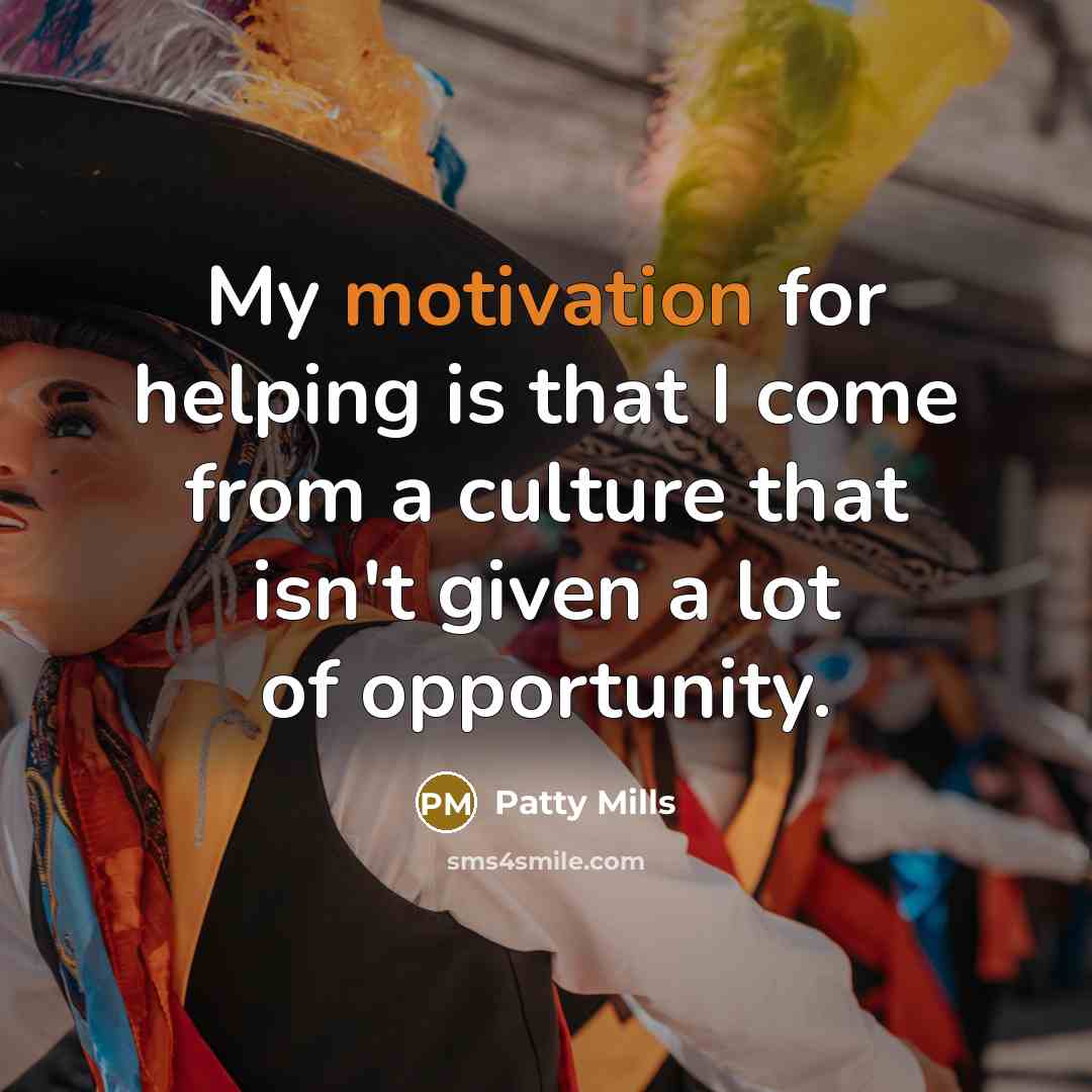 “My motivation for helping is that I come from a…” quote by Patty Mills
