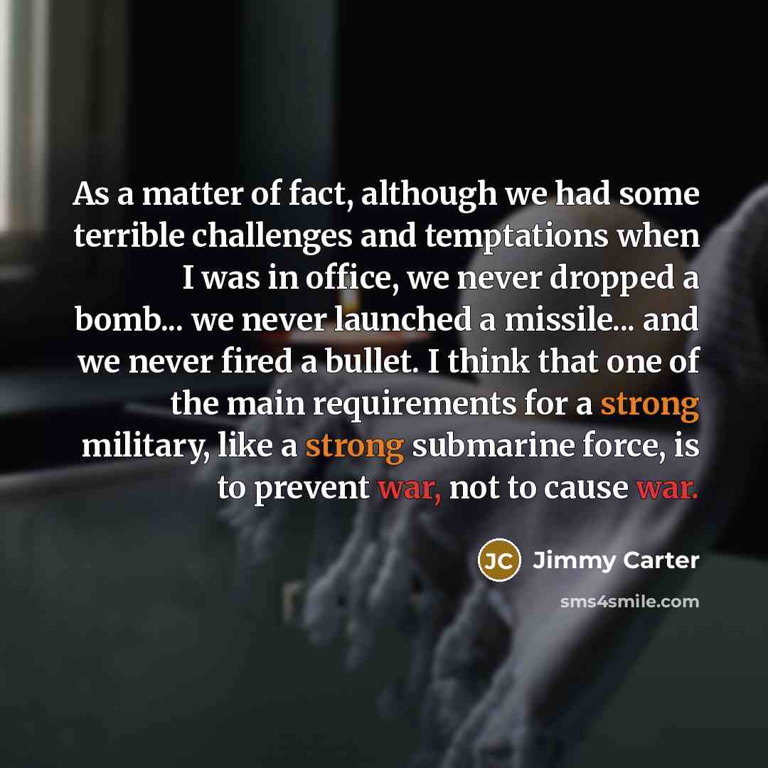 “As a matter of fact, although we had some terrible…” quote by Jimmy Carter