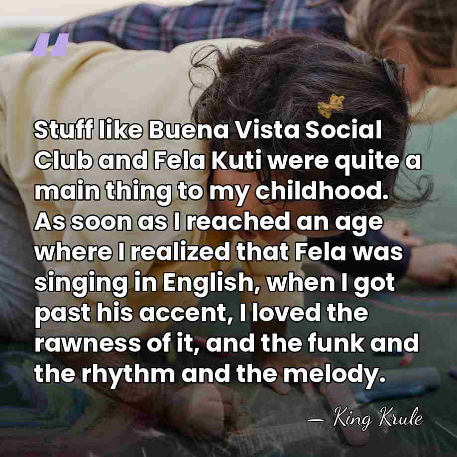 Stuff like Buena Vista Social Club and Fela Kuti were quite a&hellip; - King Krule